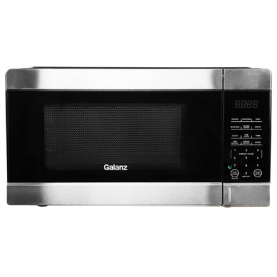 Four à micro-ondes de comptoir noir de 0,9 pi³ et 900 W avec cuisson express à une touche