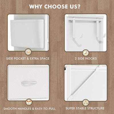 Commode haute en tissu à 12 tiroirs pour chambre à coucher