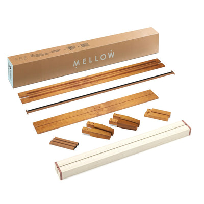 Cadre de lit plateforme classique en bois massif 12