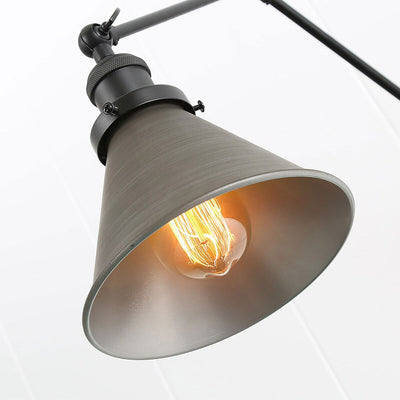 Ensemble de 2 appliques murales modernes à bras pivotant réglables Malryn, à brancher ou à brancher