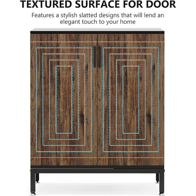 Meuble de rangement à chaussures moderne avec portes, 20 paires, 6 niveaux, pour entrée