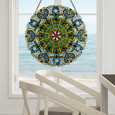 Panneau de vitrail victorien 22 H par River of Goods