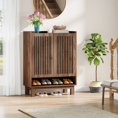 Meuble de rangement à chaussures 24 paires avec porte pour entrée et salon