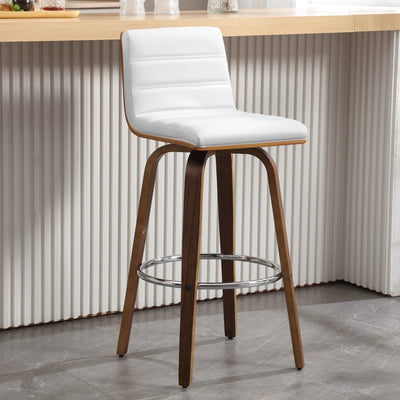 Tabourets de bar/comptoir pivotants en similicuir 26/29, lot de 2/3