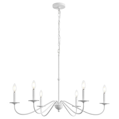 Lustre LED en fer à 6 lumières, 34,75 $, par JONATHAN Y