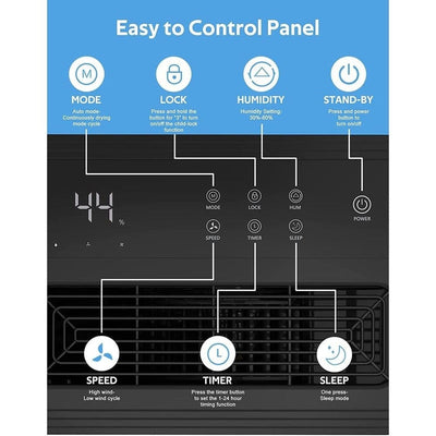 Déshumidificateurs de 3 500 pi² pour sous-sols, maisons, grandes pièces et chambres à coucher, déshumidificateur de garage à faible bruit