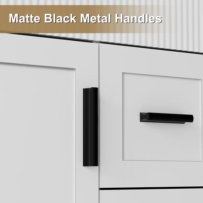 Ensemble de meuble-lavabo Wavy Line 30/36/48 avec lavabo et robinet