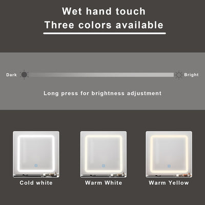 Ensemble de coiffeuse de maquillage de 39,4 po de largeur avec tabouret et miroir