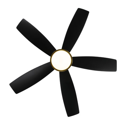 Ventilateur de plafond LED Breezary 65/52/42 à 5 pales avec kit d'éclairage et télécommande