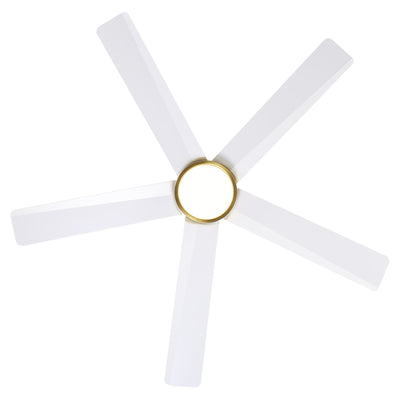 Ventilateur de plafond LED Breezary 65/52/42 à 5 pales avec kit d'éclairage et télécommande