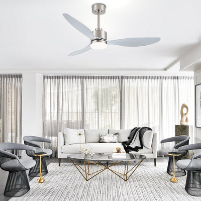 Ventilateur de plafond à DEL de 52 pouces avec télécommande (3 pales)