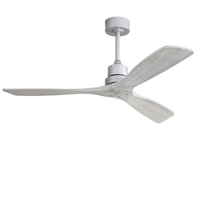 Ventilateur de plafond d'intérieur en bois Sofucor 52 avec télécommande et éclairage intégré en option