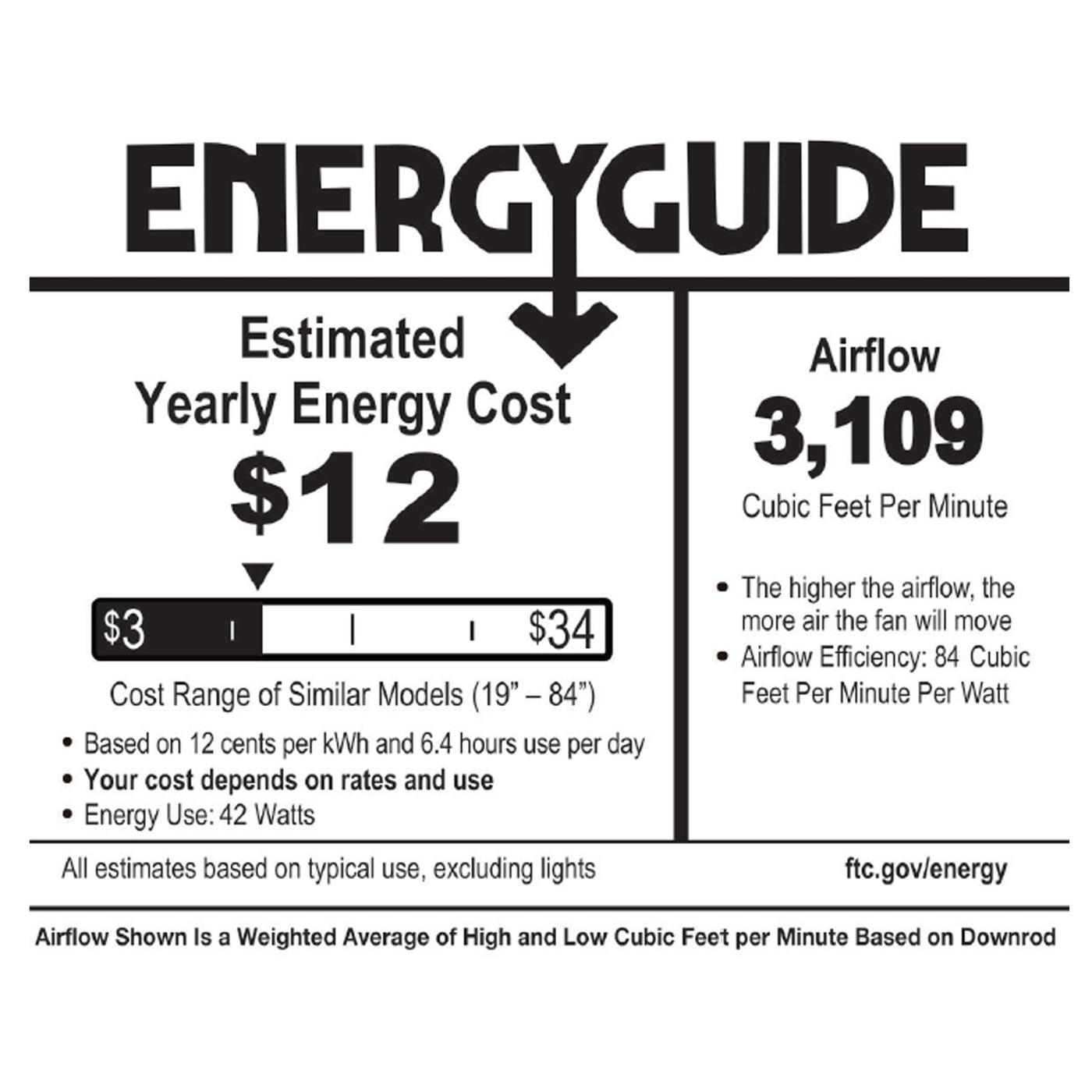 Ventilateur de plafond à DEL River of Goods Olivia, finition bronze huilé/cristal, 52 pouces - 52L x 52W x 18.25H - 52L x 52W x 18.25H