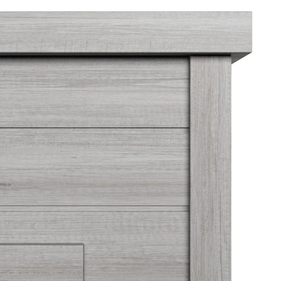 52 Manteau mural à clin avec insert de cheminée 3D