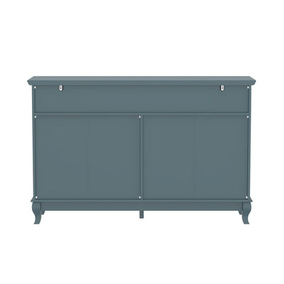 Commode double de 55,1 po de large avec tiroirs de rangement