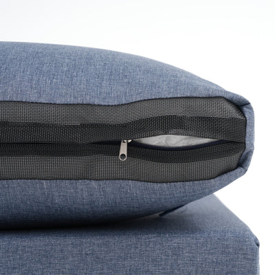 Ensemble de sièges d'extérieur sectionnels pour 6 personnes avec coussins