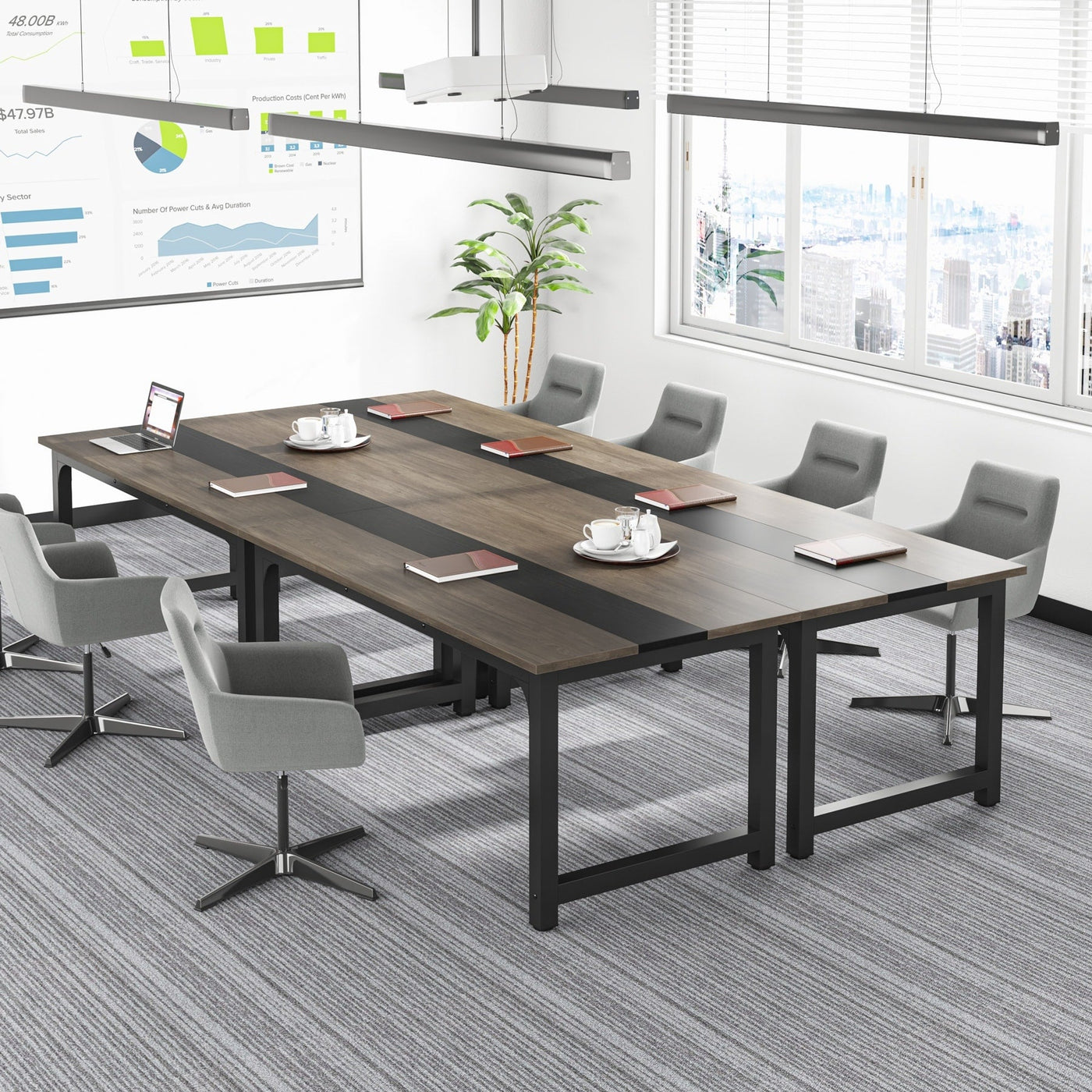 63 Bureau d'ordinateur moderne pour le bureau à domicile