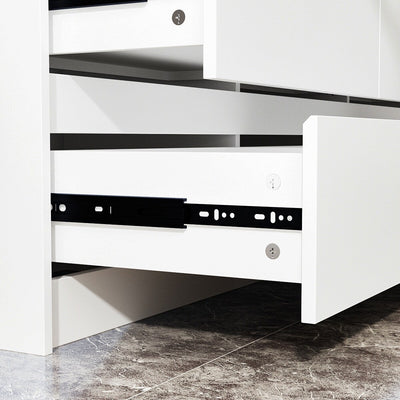 Commode d'appoint à 9 tiroirs 63W pour salon, chambre à coucher