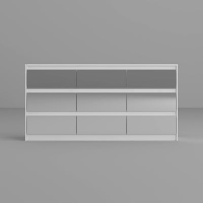 Commode d'appoint à 9 tiroirs 63W pour salon, chambre à coucher