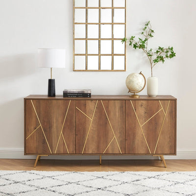 Buffets et buffets en bois de 63 po de largeur