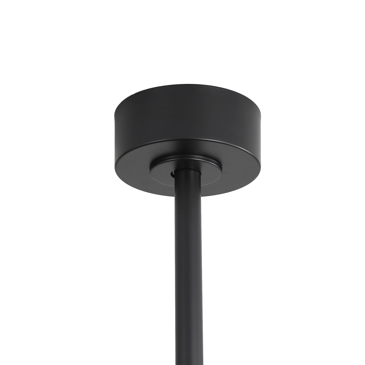 Ventilateur de plafond LED noir à 8 pales de 65 pouces avec éclairage et télécommande