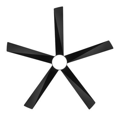 Ventilateur de plafond LED Breezary 65/52/42 à 5 pales avec kit d'éclairage et télécommande