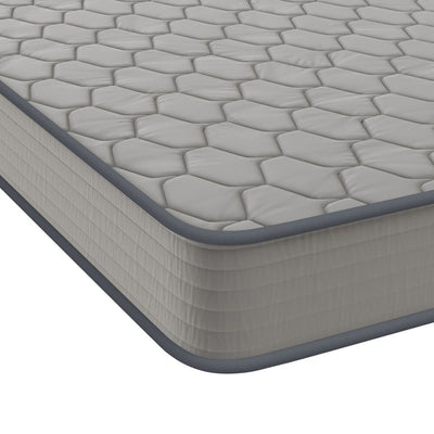 Matelas hybride à ressorts et plateau moyen
