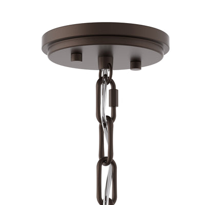 Lustre rond en forme de roue de chariot de style ferme moderne Acroma à 20 lumières de 40 po avec UL