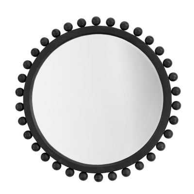 Miroir rond en bois Alden Décor Orion, naturel