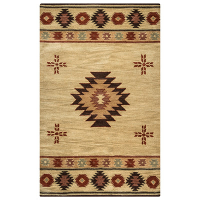 Tapis en laine touffeté à la main Alora Decor Ryder Southwestern