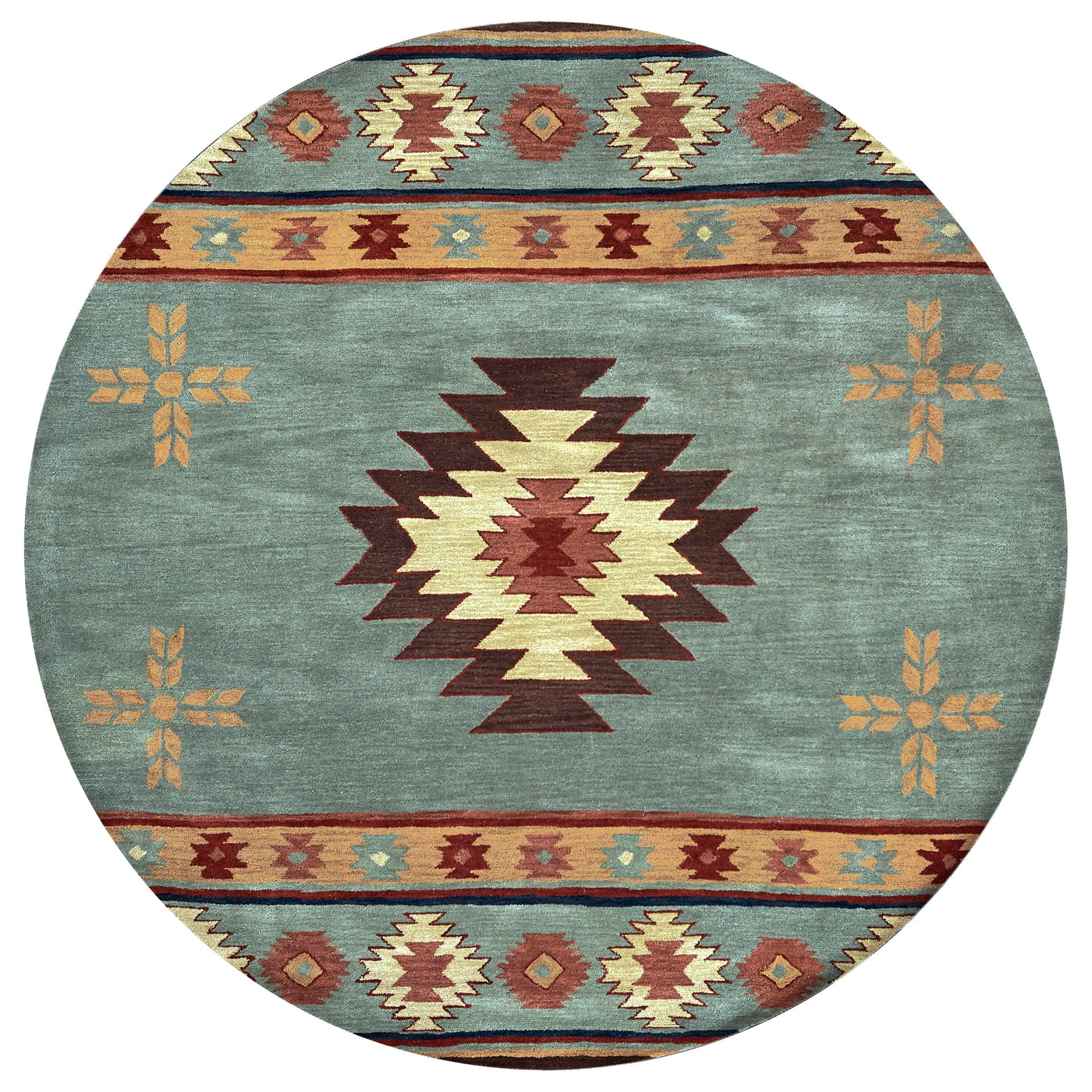 Tapis en laine touffeté à la main Alora Decor Ryder Southwestern