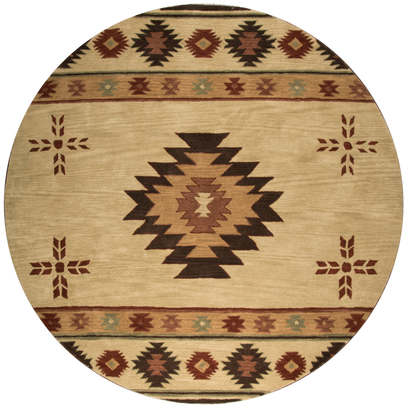Tapis en laine touffeté à la main Alora Decor Ryder Southwestern