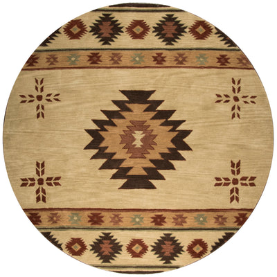 Tapis en laine touffeté à la main Alora Decor Ryder Southwestern