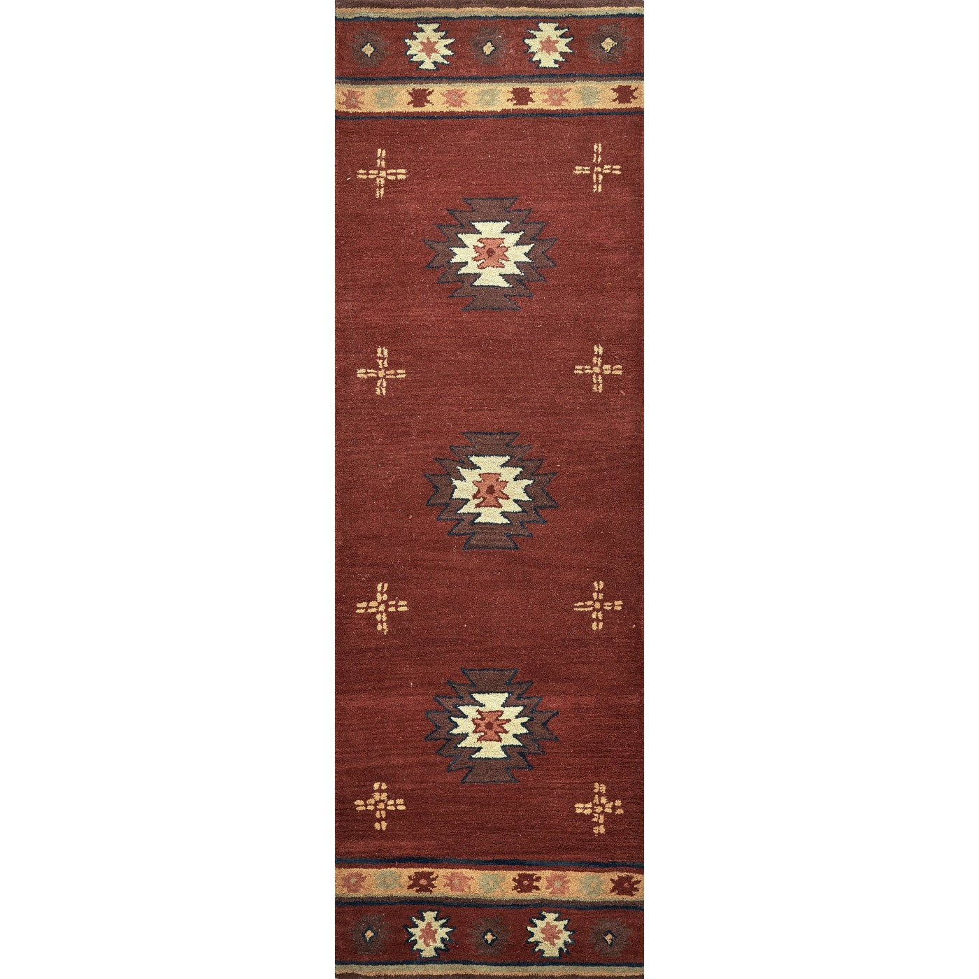 Tapis en laine touffeté à la main Alora Decor Ryder Southwestern