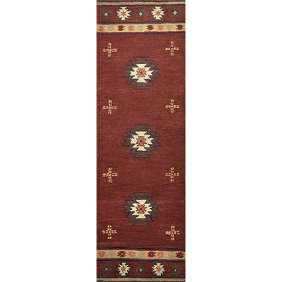 Tapis en laine touffeté à la main Alora Decor Ryder Southwestern