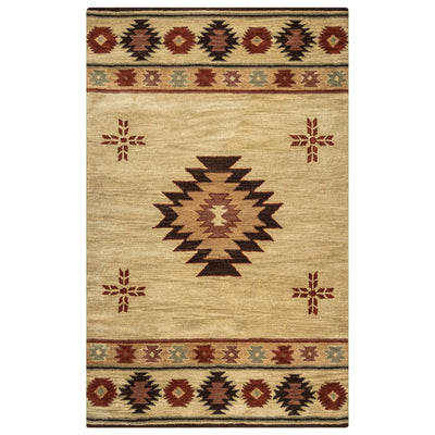 Tapis en laine touffeté à la main Alora Decor Ryder Southwestern