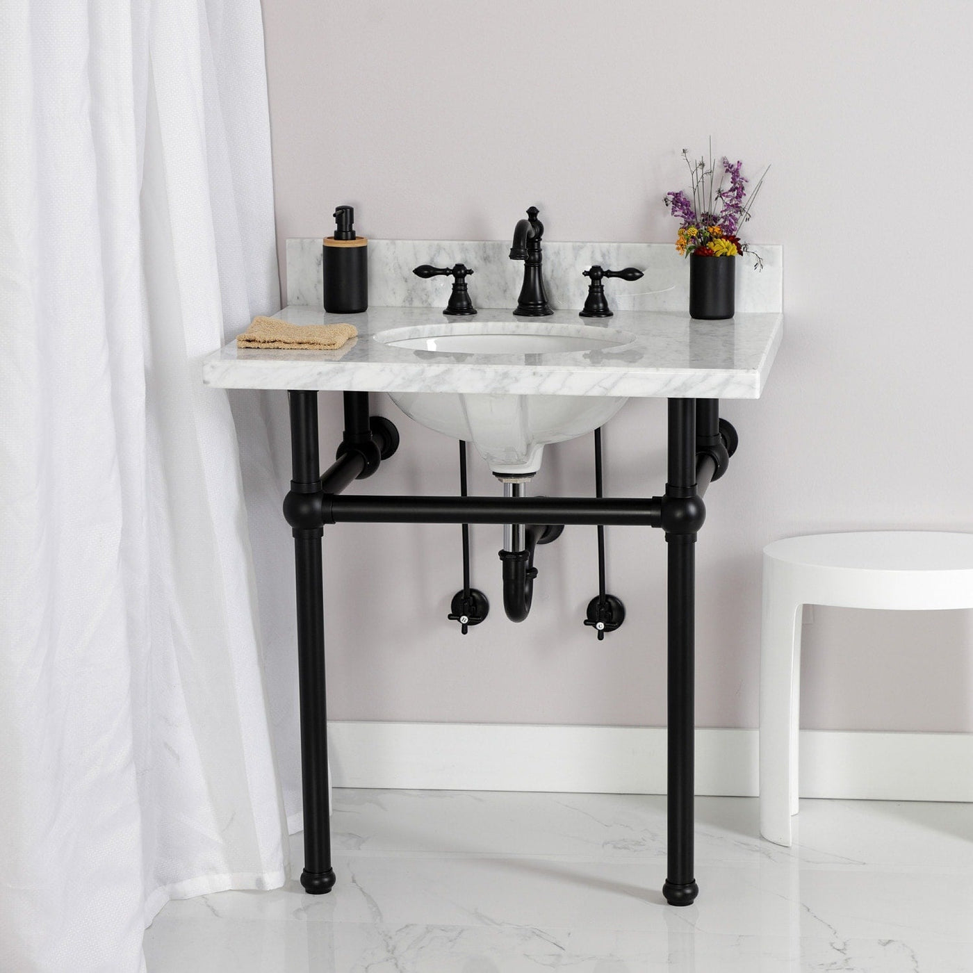 Robinet de salle de bain classique américain à large diffusion