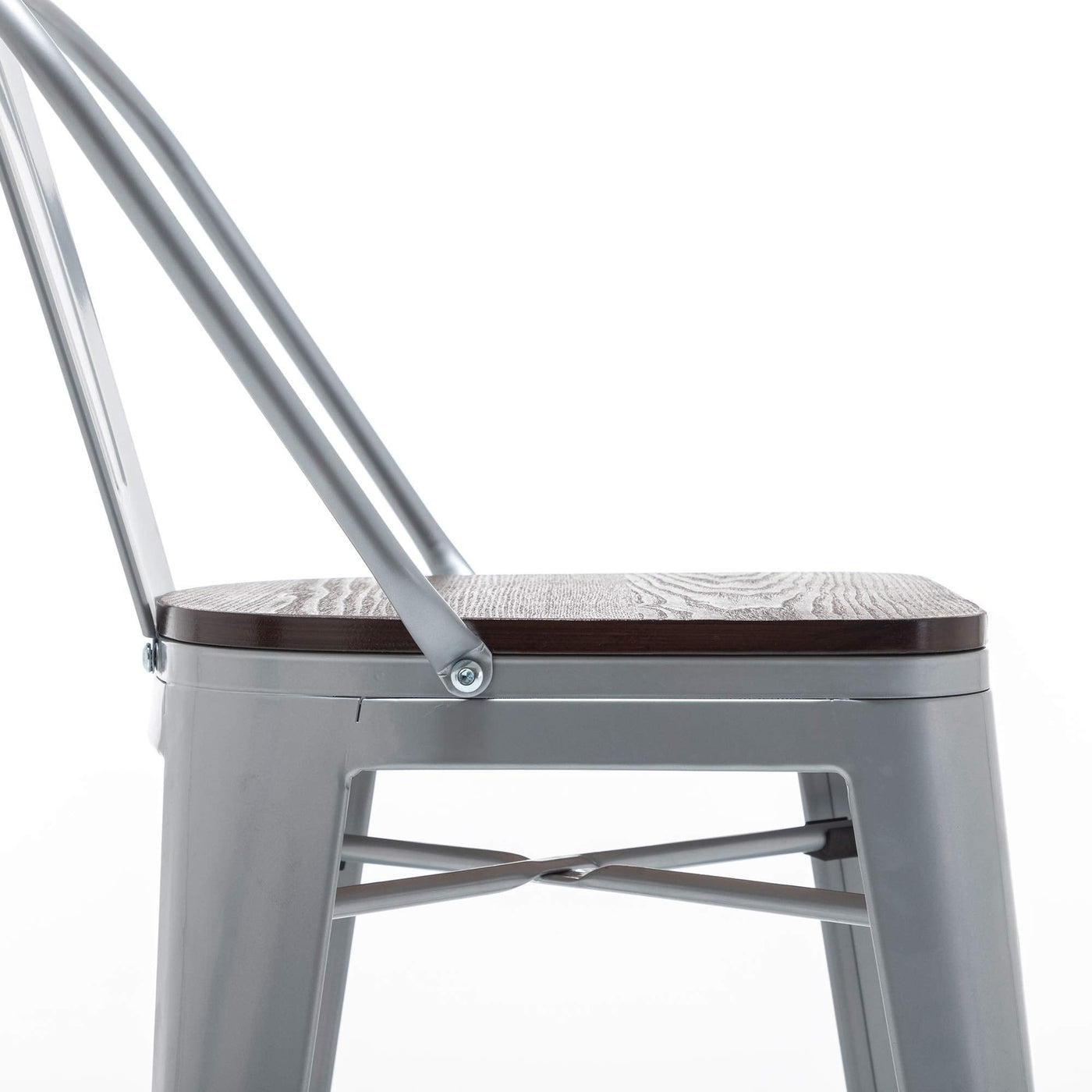 Tabourets de bar de ferme Andeworld, ensemble de 4 tabourets de bar à hauteur de comptoir - Ensemble de 4