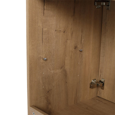 Beingnext Meuble-lavabo 24/30/36 avec porte à fermeture douce et étagère réglable