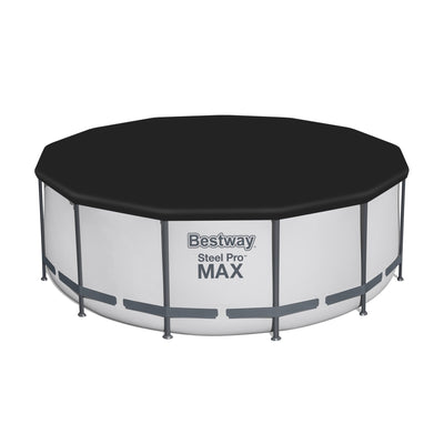 Piscine hors sol ronde Bestway Steel Pro MAX avec pompe et couverture