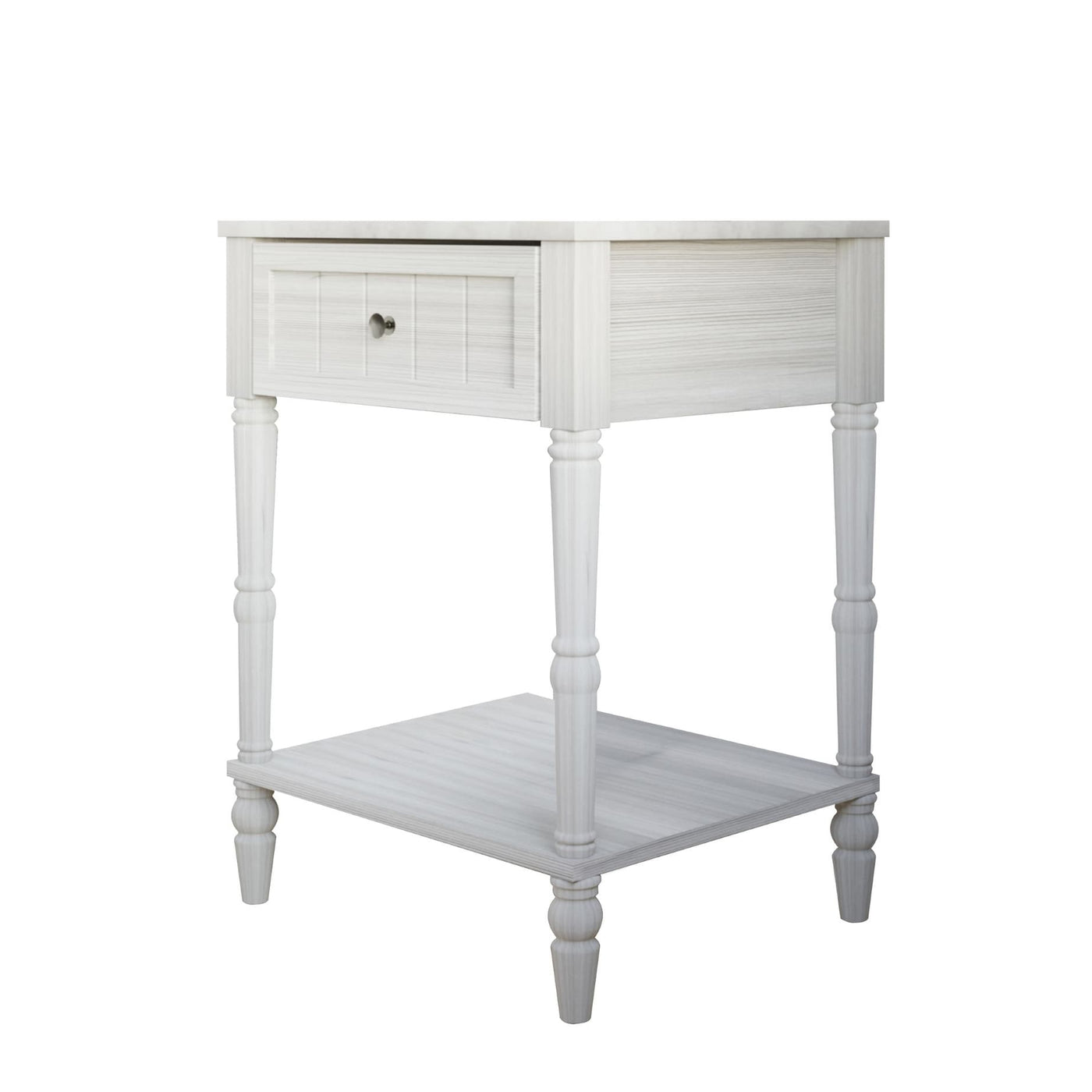 Lit à panneaux rembourré Billy avec 2 tables de chevet