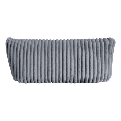 Fauteuil inclinable manuel pivotant en velours côtelé Braidy