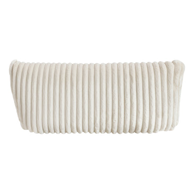 Fauteuil inclinable manuel pivotant en velours côtelé Braidy