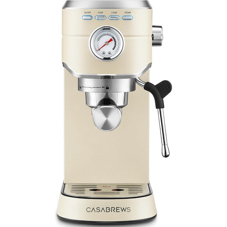 Machine à expresso CASABREWS CM5418 20 bars avec buse vapeur pour mousse de lait