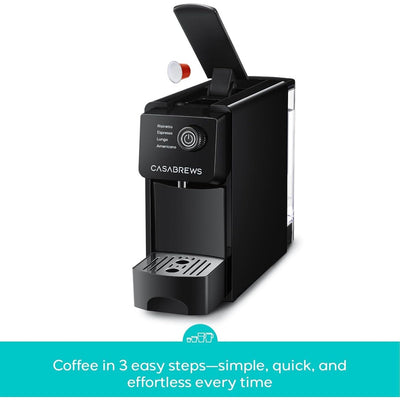 CASABREWS CM7036E Machine à expresso 20 bars pour dosettes Nespresso originales