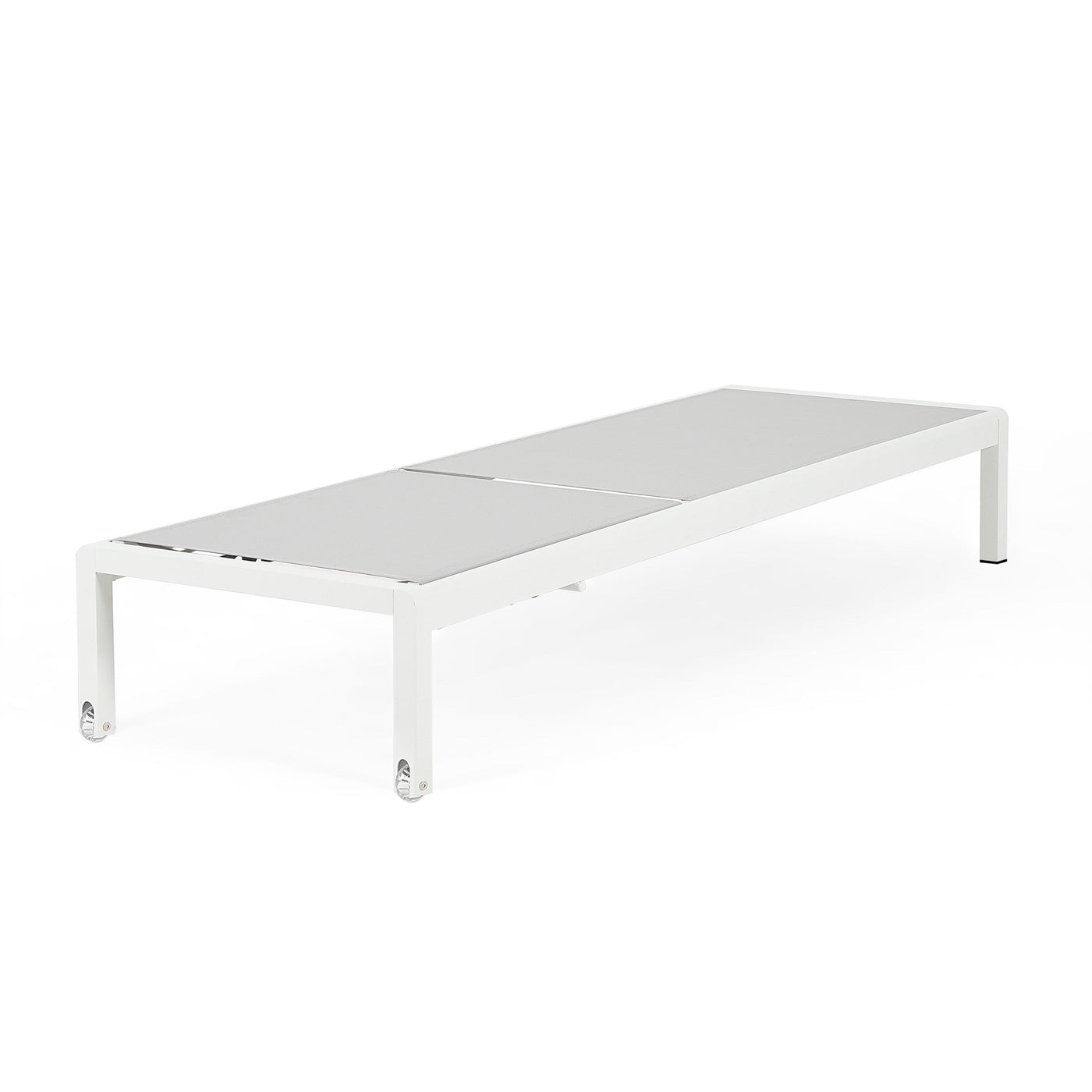 Chaise longue d'extérieur en aluminium Cape Coral (lot de 2) par Christopher Knight Home - 77,56 po x 25,20 po x 11,80 po