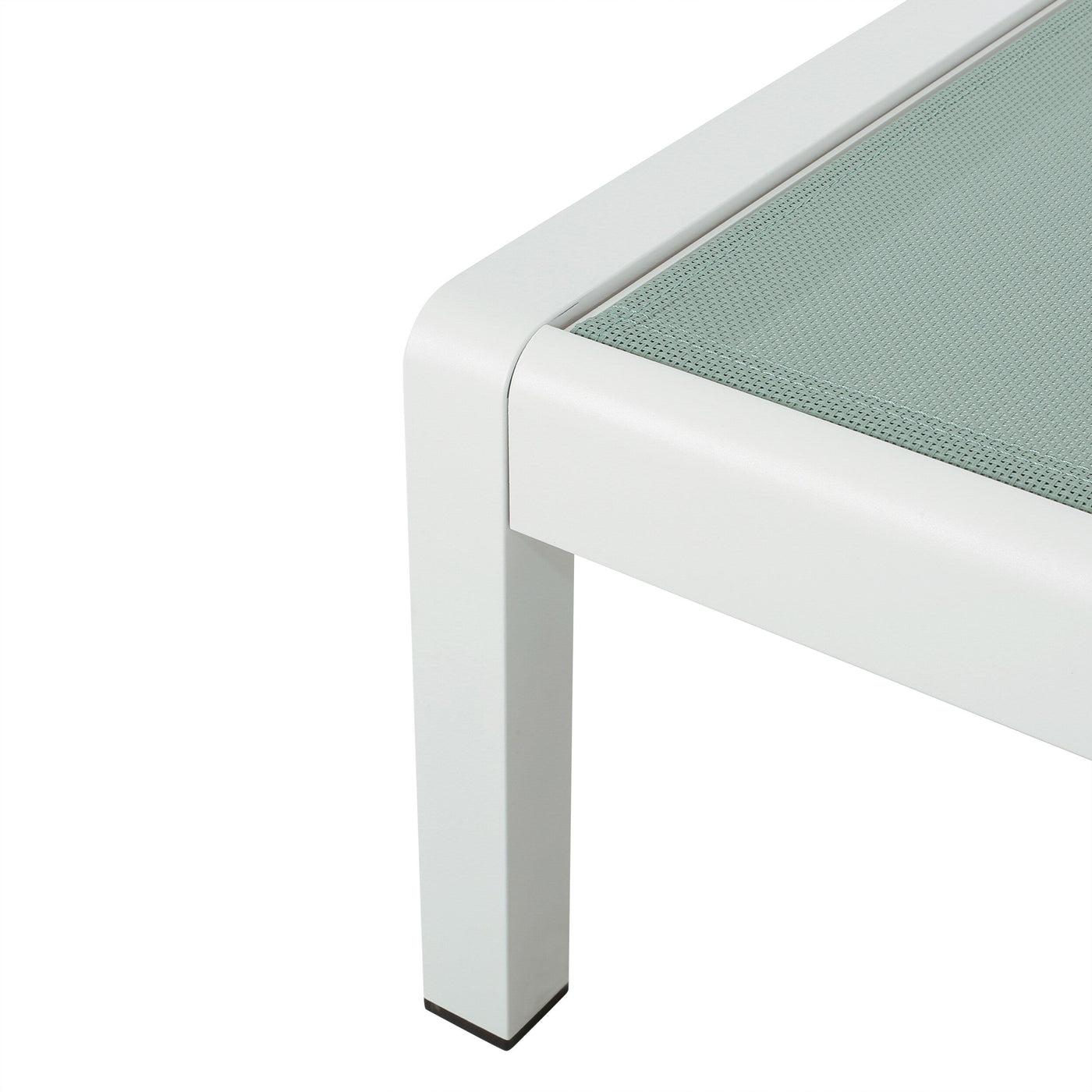 Chaise longue d'extérieur en aluminium Cape Coral (lot de 2) par Christopher Knight Home - 77,56 po x 25,20 po x 11,80 po