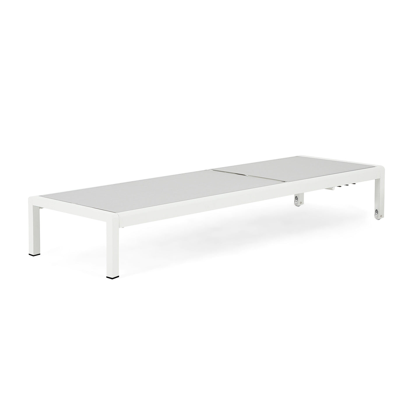 Chaise longue d'extérieur en aluminium Cape Coral (lot de 2) par Christopher Knight Home - 77,56 po x 25,20 po x 11,80 po