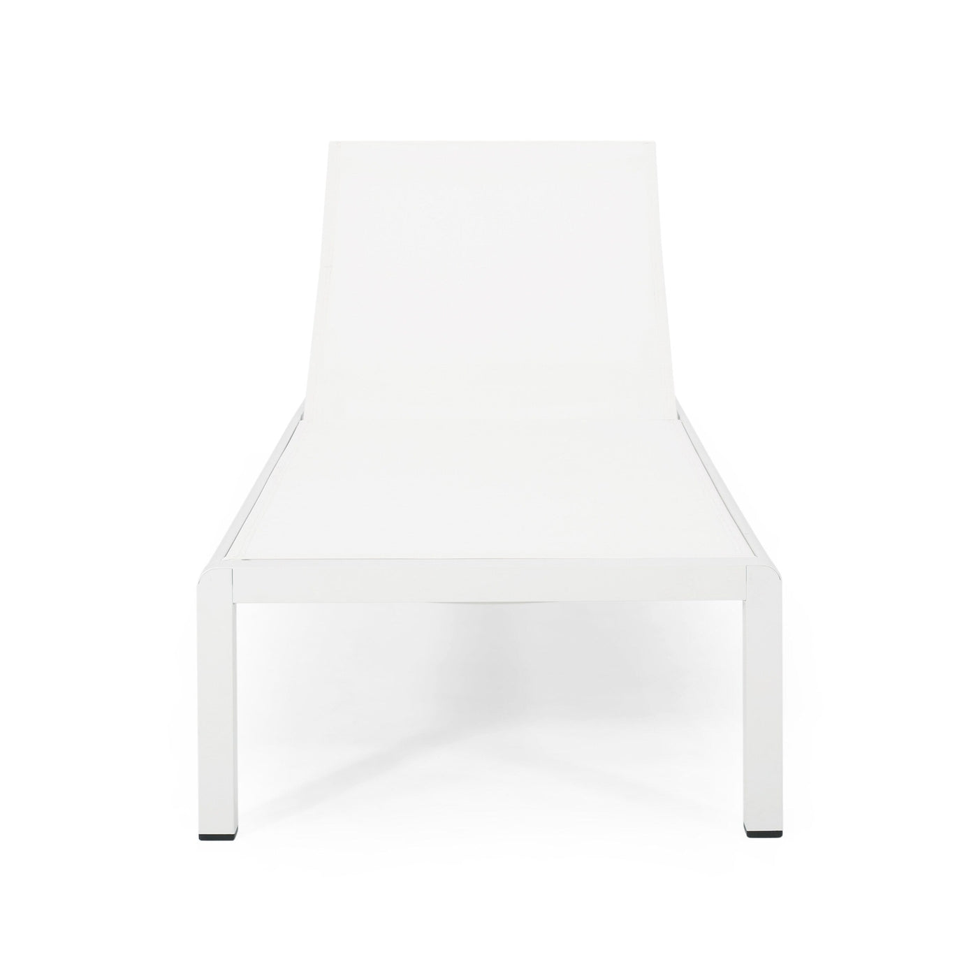 Chaise longue d'extérieur en aluminium Cape Coral (lot de 2) par Christopher Knight Home - 77,56 po x 25,20 po x 11,80 po