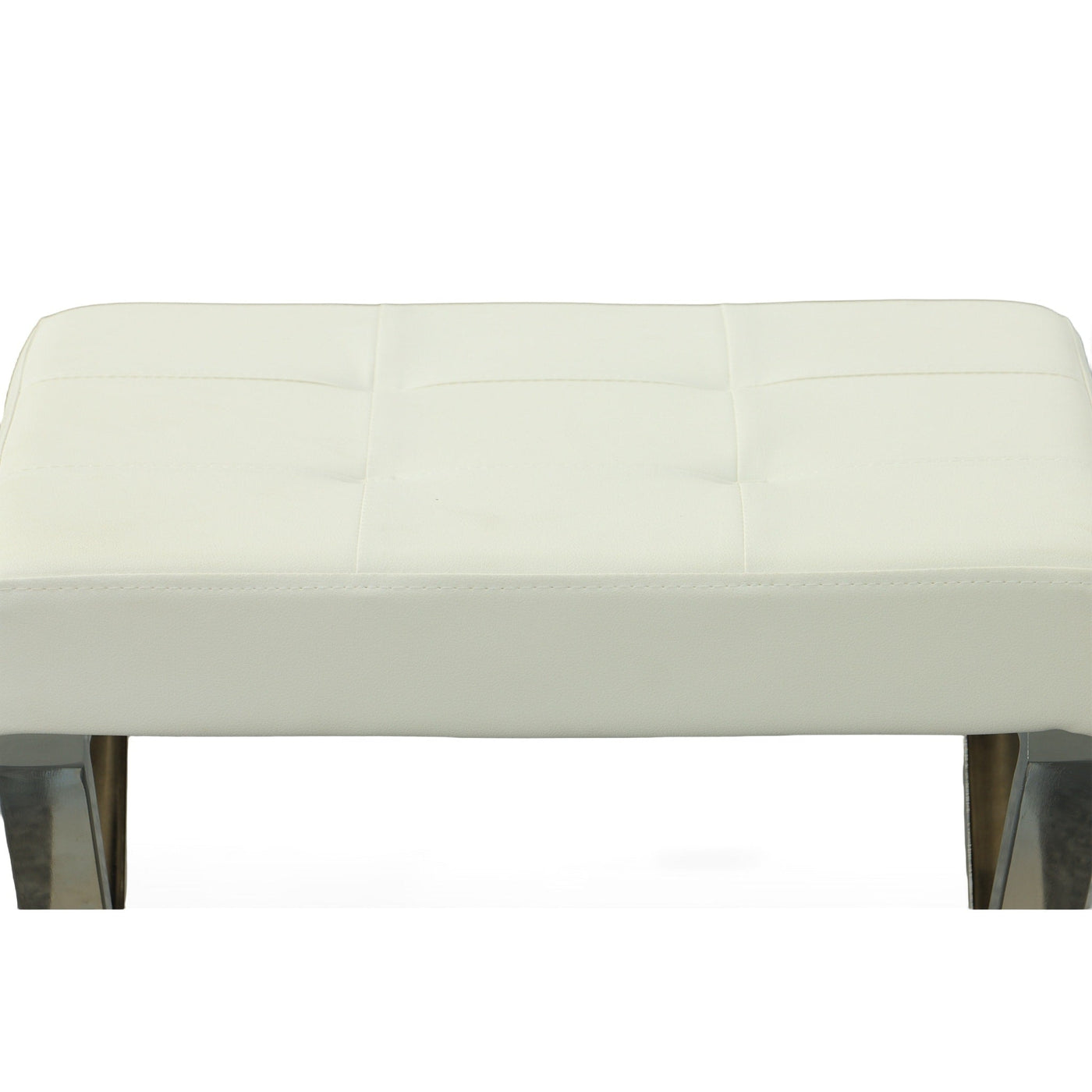 Banc de toilette Carolina Living Elisabetta - Blanc/Chrome